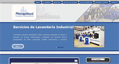 Desktop Screenshot of lavanderiametropolitana.com