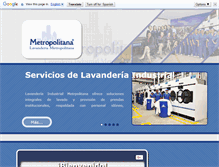 Tablet Screenshot of lavanderiametropolitana.com